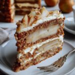 Birnenkuchen mit Saftigem Käse