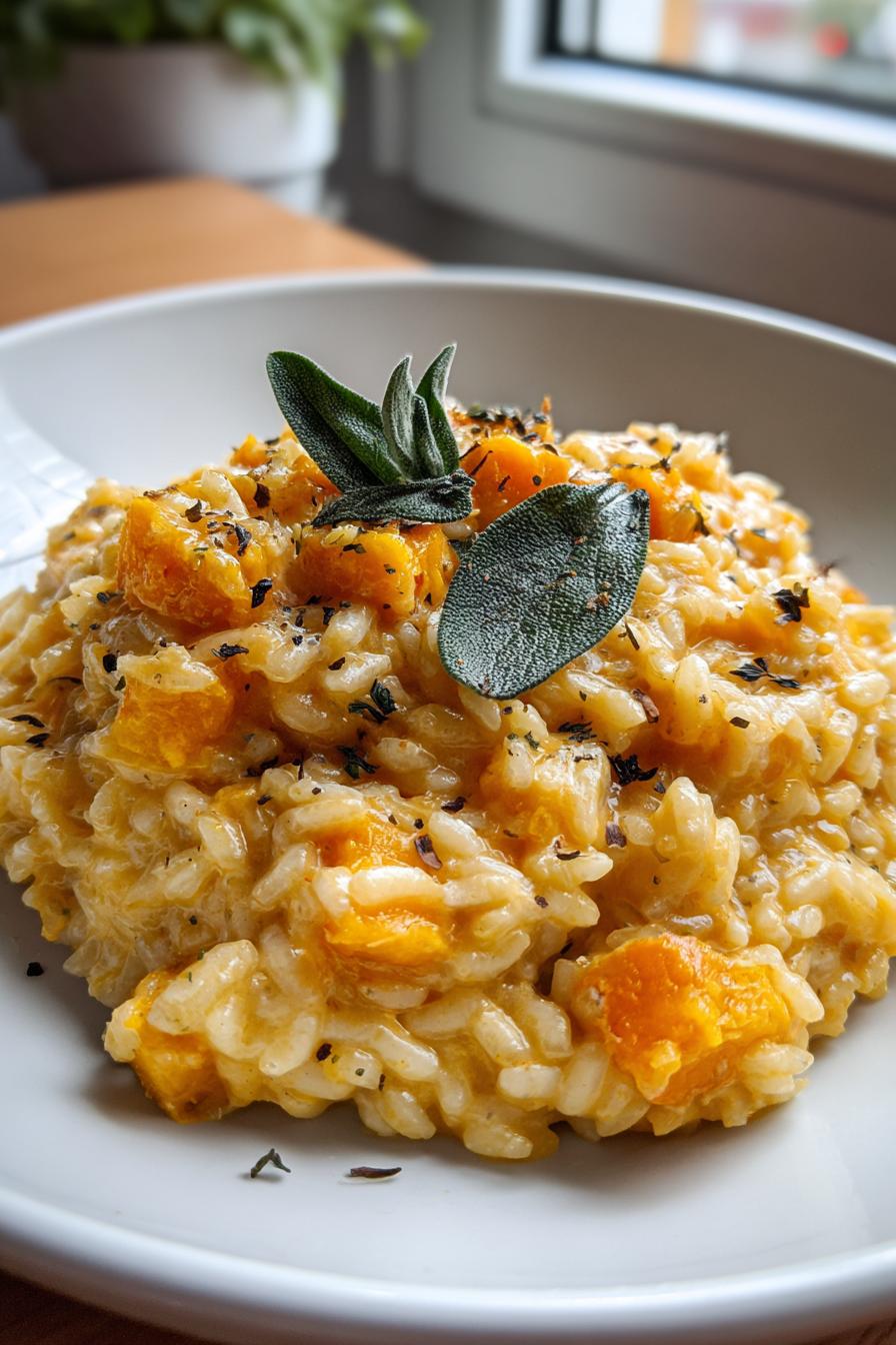 Verlockendes Cremiges Hokkaido Kürbisrisotto Rezept