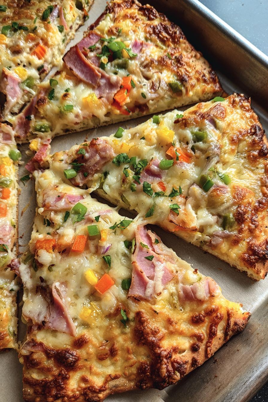 Haferflocken-Joghurt-Fladen – Besser als Pizza - detail 1