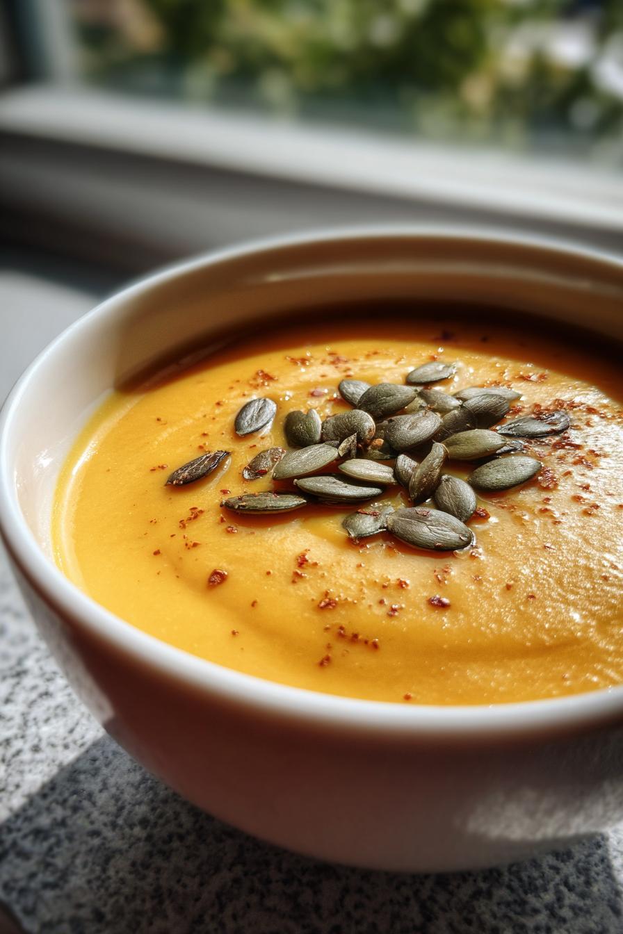 Klassische Kürbissuppe mit Hokkaido - detail 1