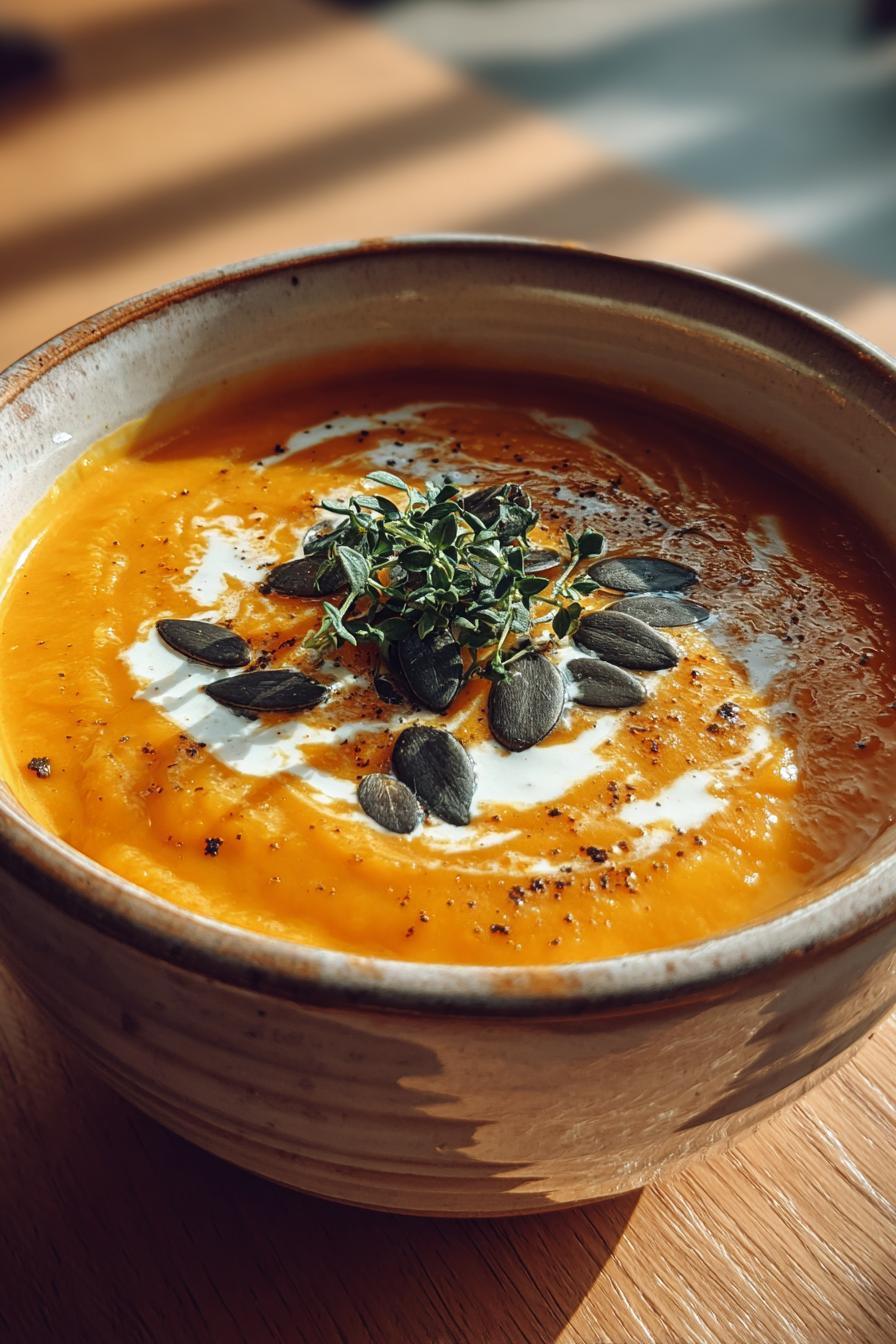 Verdammt leckere Kürbissuppe mit Hokkaido in 30 Min