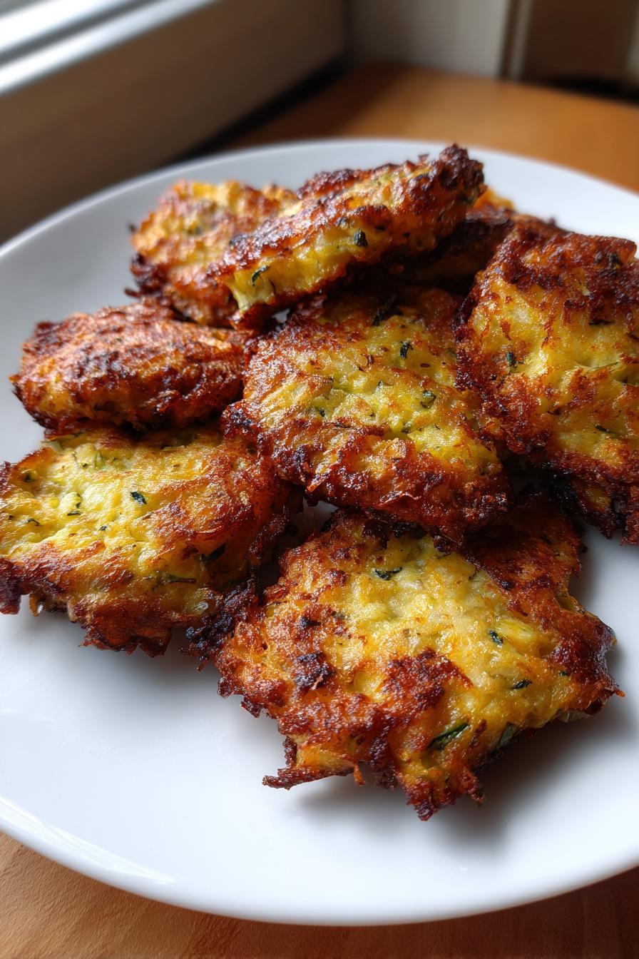 Knusprige Zucchini-Puffer - detail 1