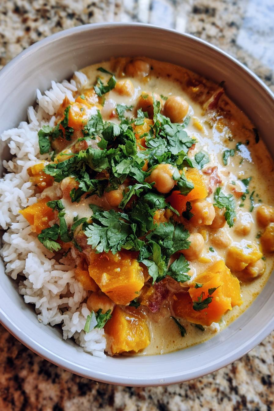 Verlockendes Kürbis-Curry mit 20 Min. Geheimnis