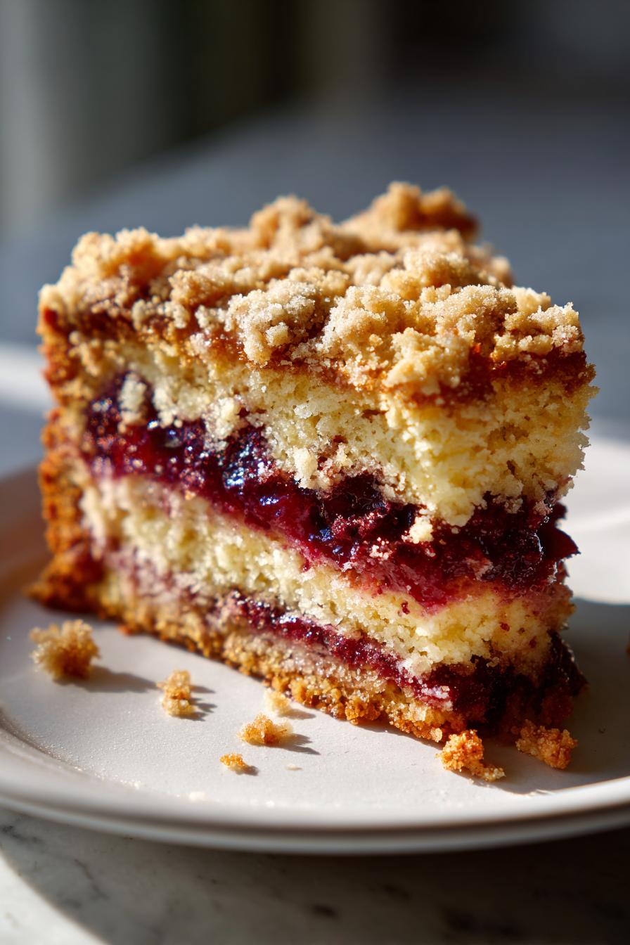 Leckerer Zwetschgenkuchen mit Streusel - detail 1