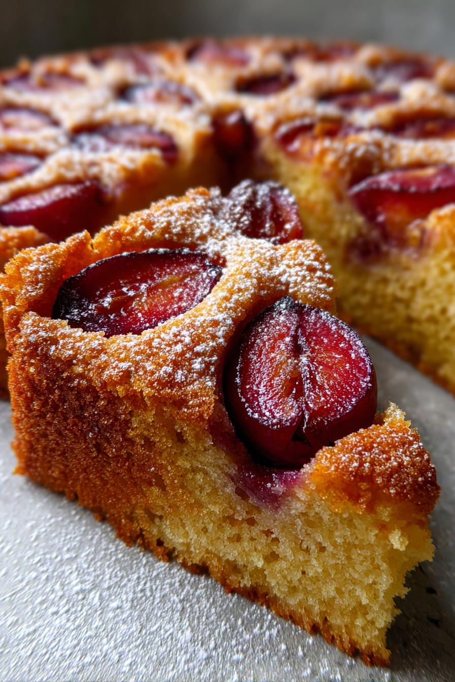Schneller Pflaumenkuchen - detail 1