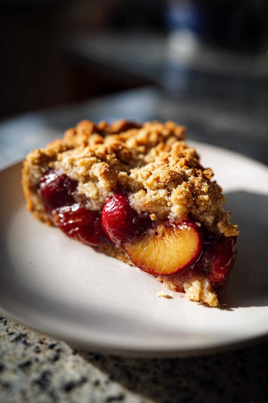Zwetschgen Crumble: Omas geniales Rezept, nie verkehrt