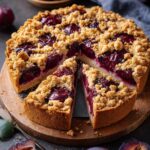 saftiger Pflaumenkuchen mit Streusel