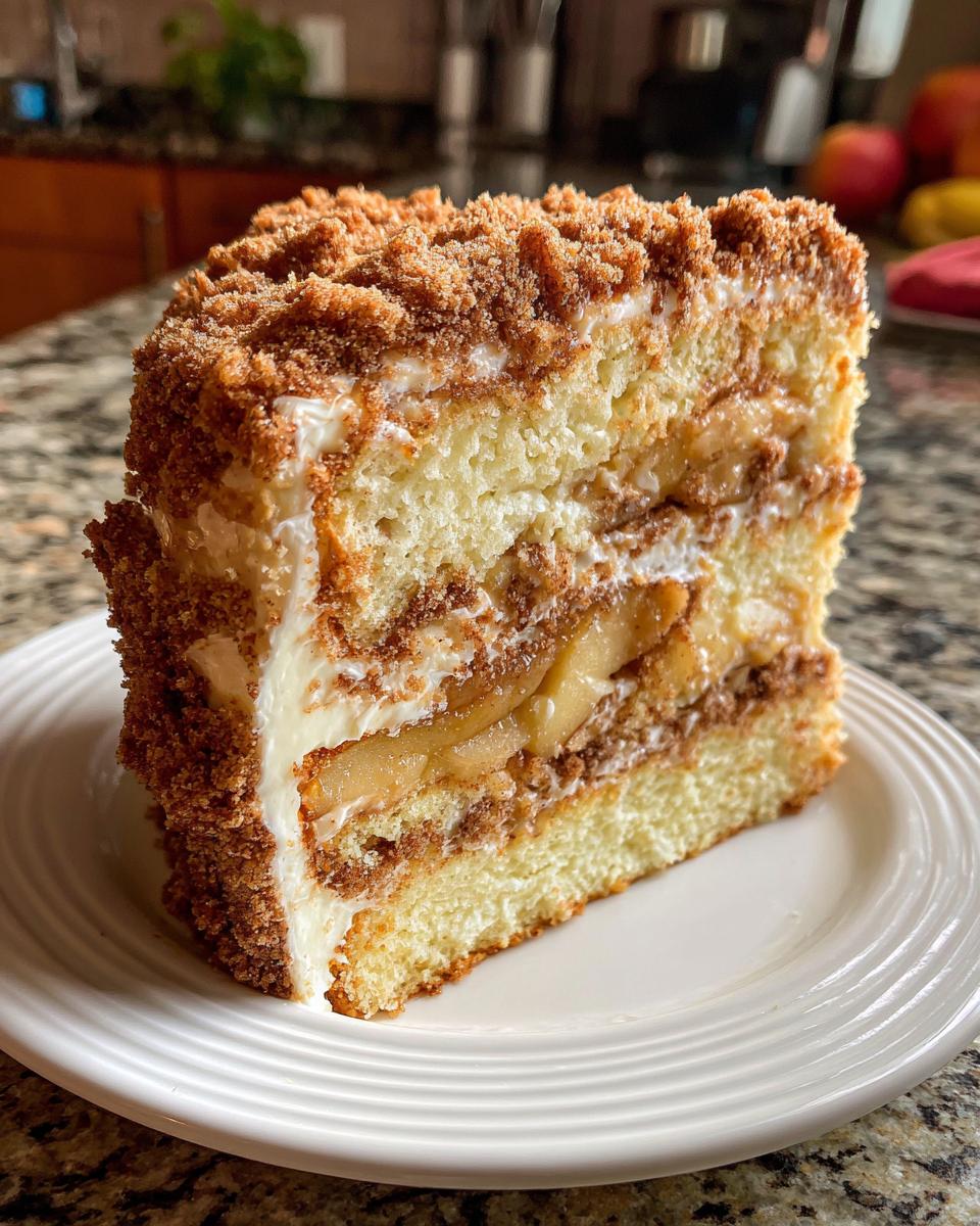 Apfel-Schmand-Eierlikörkuchen mit Zimtstreuseln - Rezept mit Eierlikör - detail 3