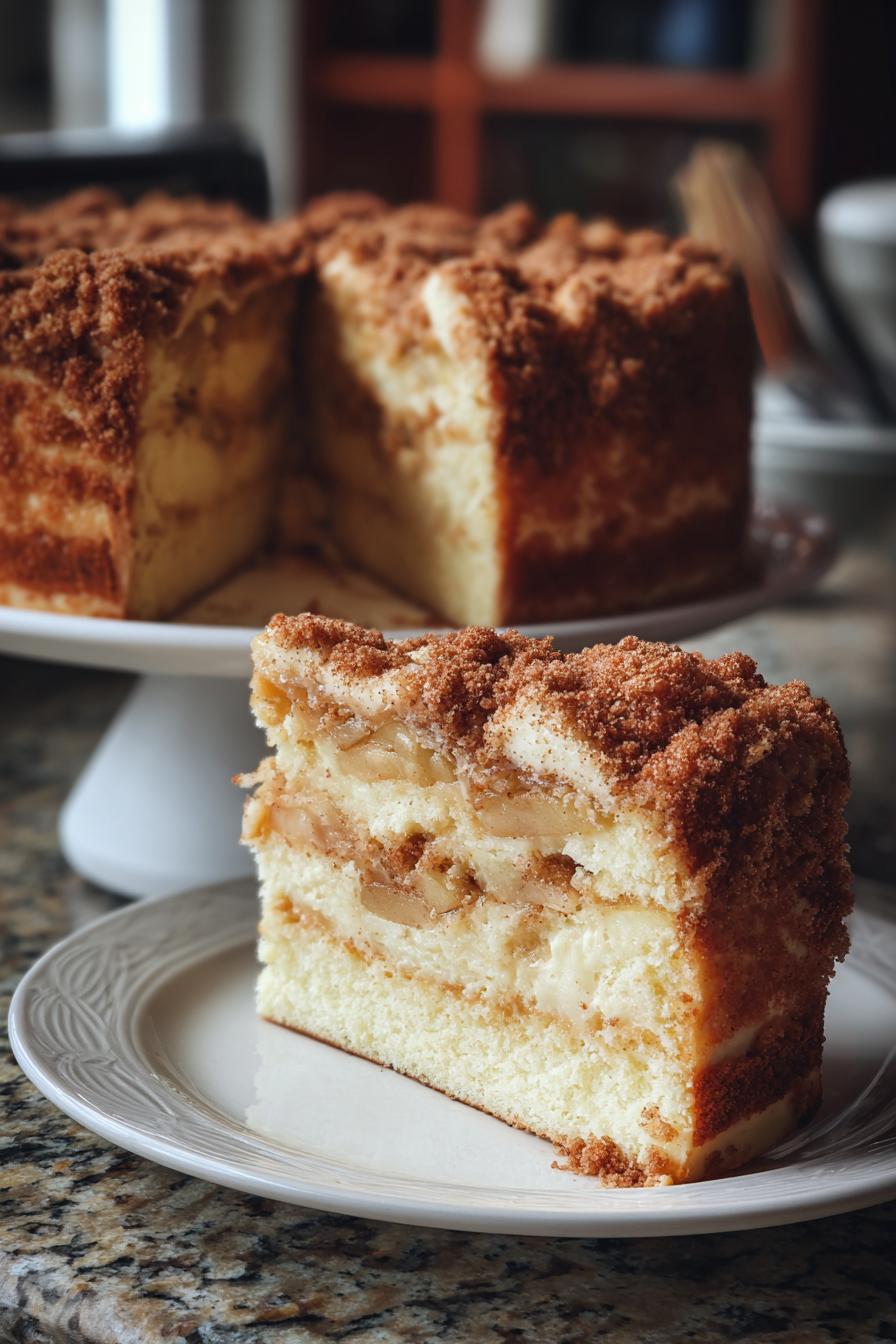 Apfel-Schmand-Eierlikörkuchen: Oma’s köstliches Rezept