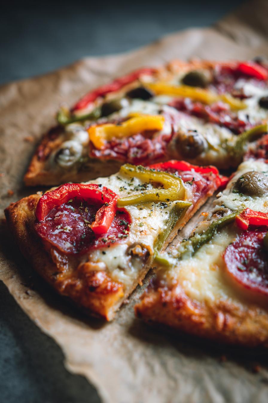 Bunte Low-Carb-Schüttelpizza - detail 2