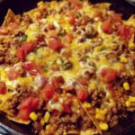 Enchilada-Pfanne aus einer Pfanne