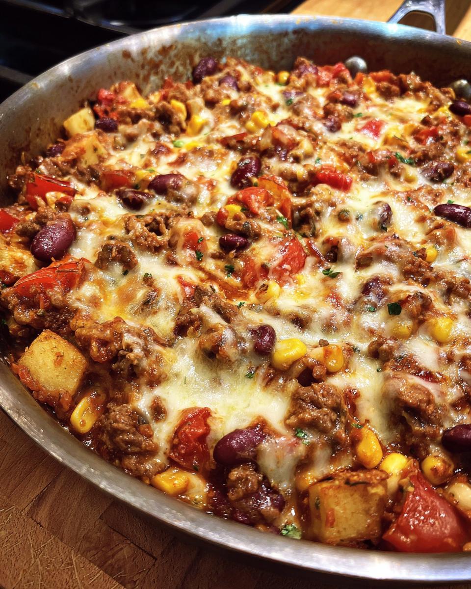 Enchilada-Pfanne aus einer Pfanne - detail 2