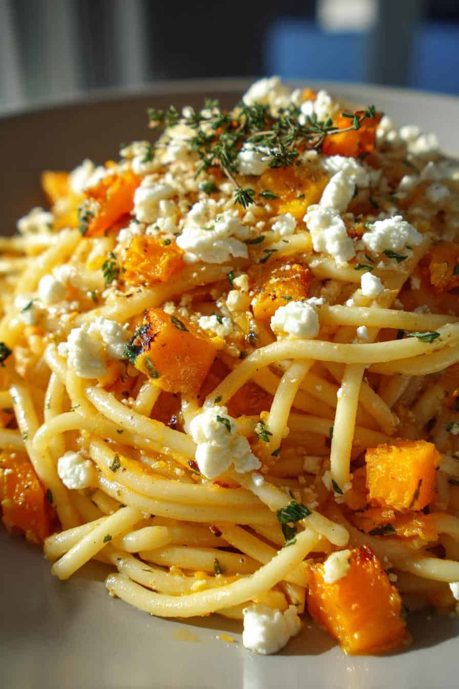 Feta Kürbis Pasta: Süchtig Lecker in 30 Minuten