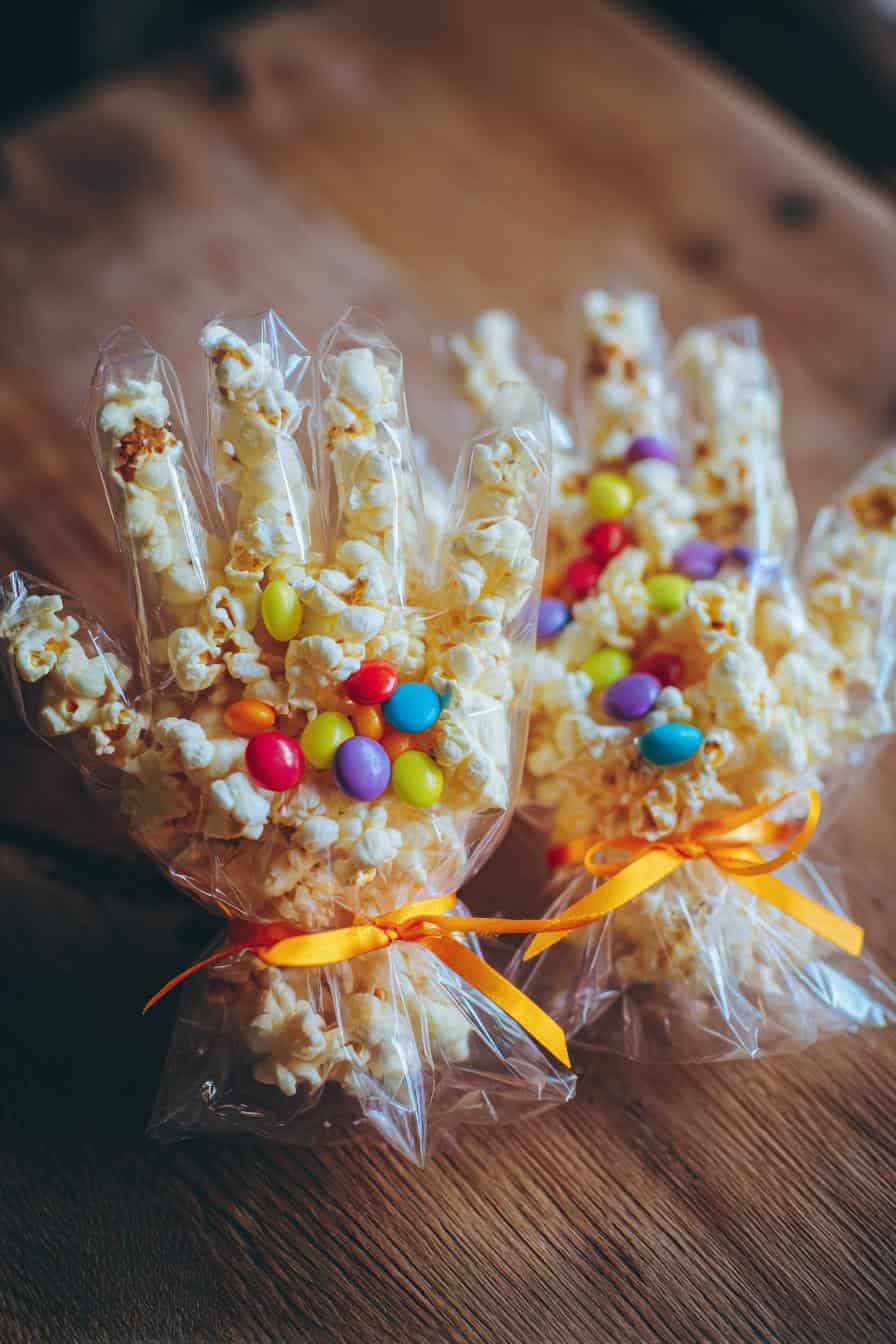 Grusel Hände aus Popcorn – für Halloween - detail 3