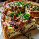 Herzhafte Pfifferling-Tarte