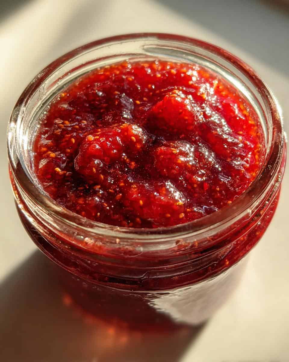 Himbeer-Birnen-Marmelade - detail 2