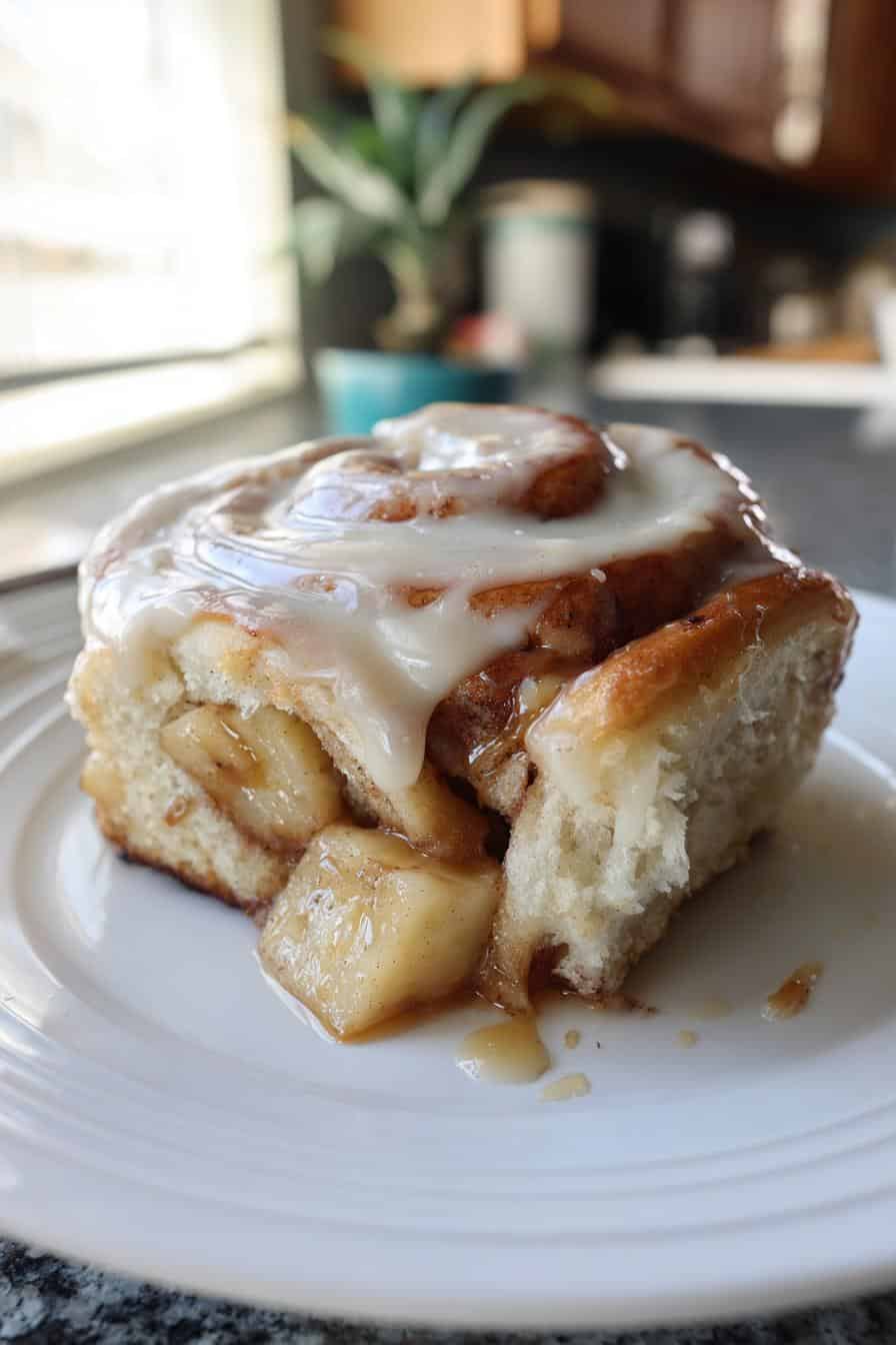 Karmell Apfel Zimtschnecken Guss: 1 Stunde Glück!
