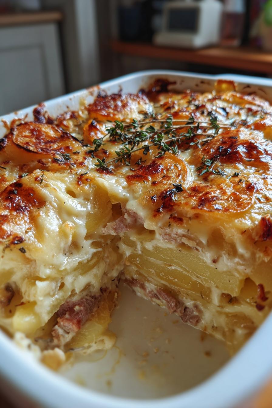 Kartoffel-Auflauf mit Schweinefilet - detail 1