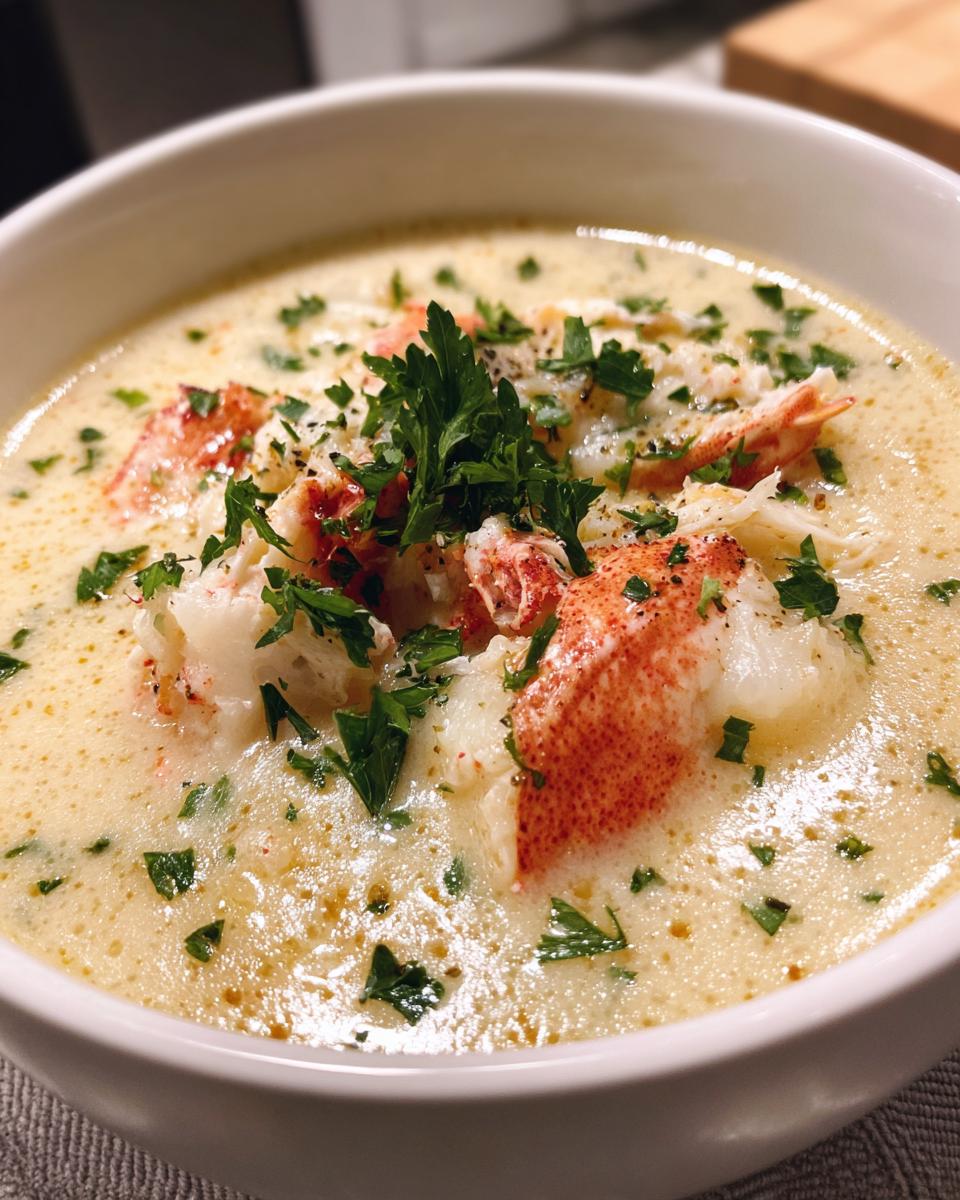 Kartoffelcremesuppe mit Krabben - detail 3