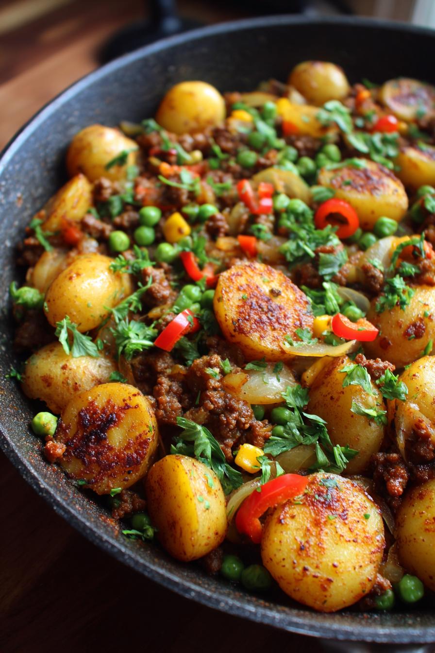 Kartoffelpfanne mit Hackfleisch Rezept - detail 1
