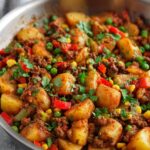 Kartoffelpfanne mit Hackfleisch Rezept