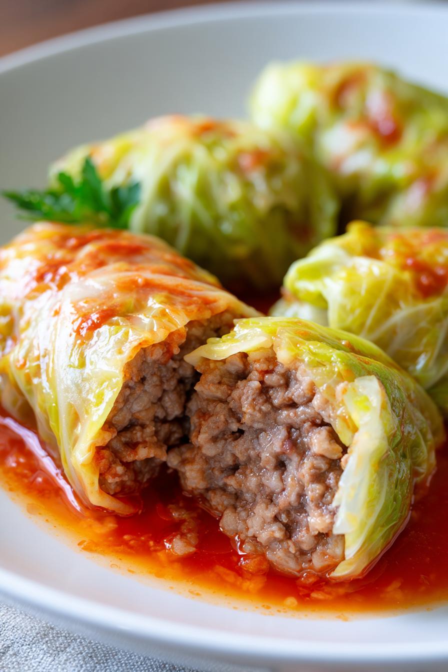 Klassische Kohlrouladen - detail 1