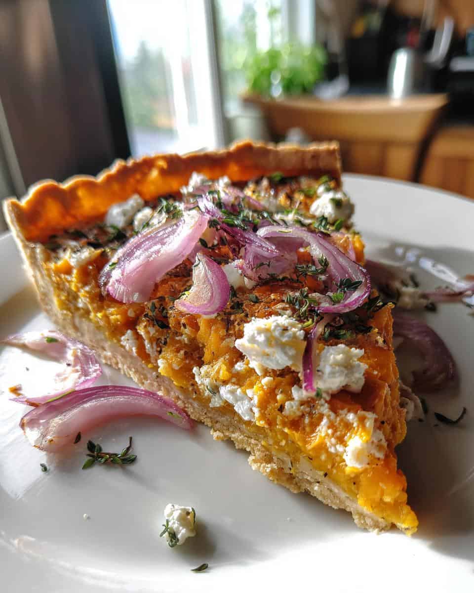 Kürbis-Flammkuchen mit Feta - detail 1