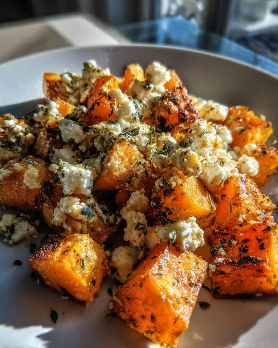 Kürbis und Schafskäse aus dem Ofen - detail 3