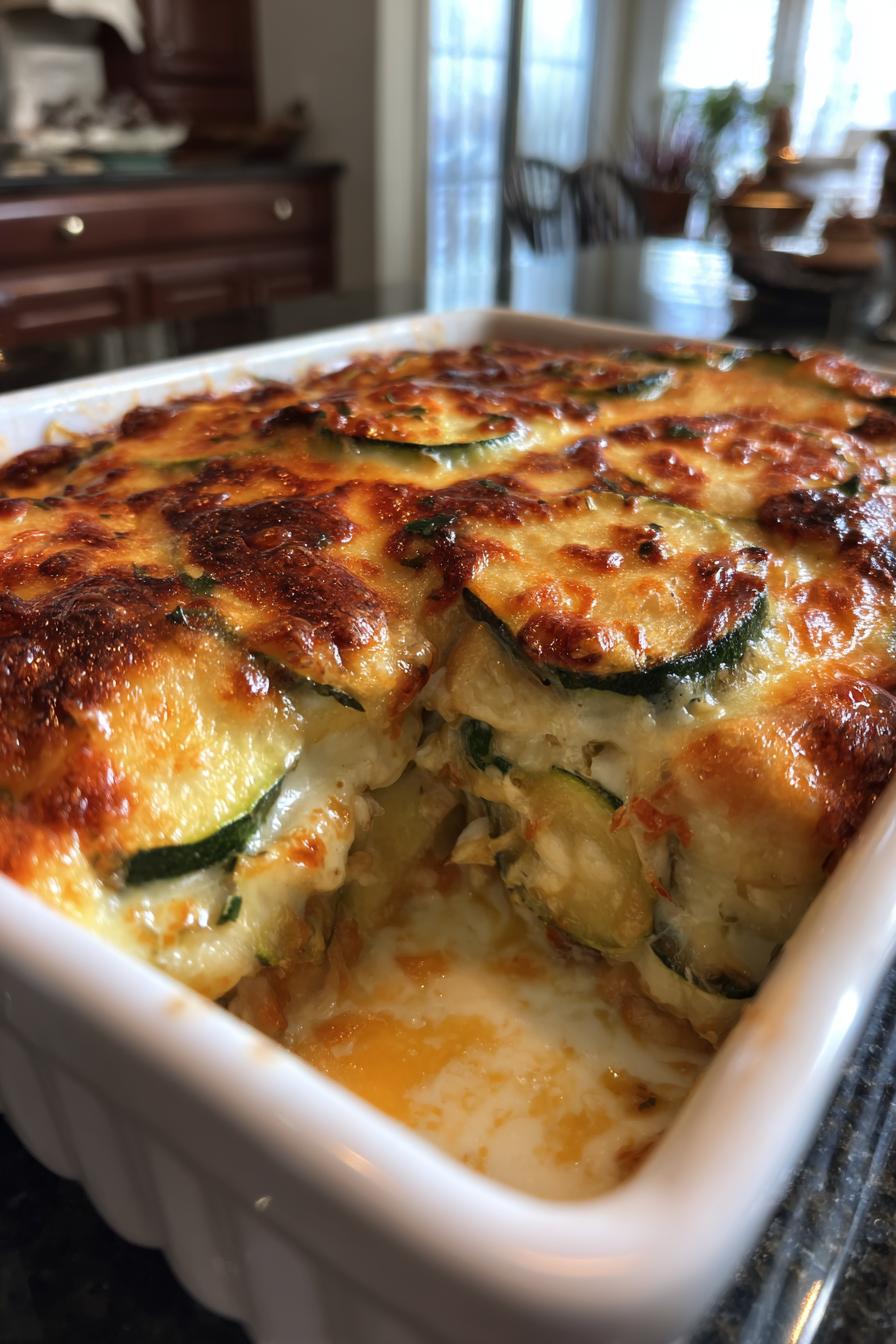 Leckeres Low Carb Zucchini Auflauf Rezept - detail 1