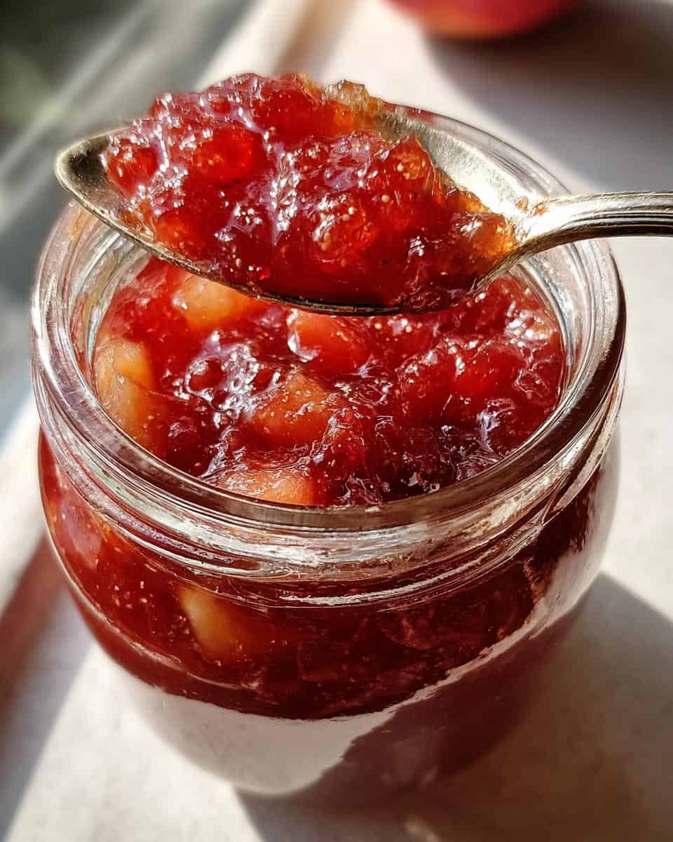 Saisonale Pflaumen-Birnen-Marmelade - detail 2