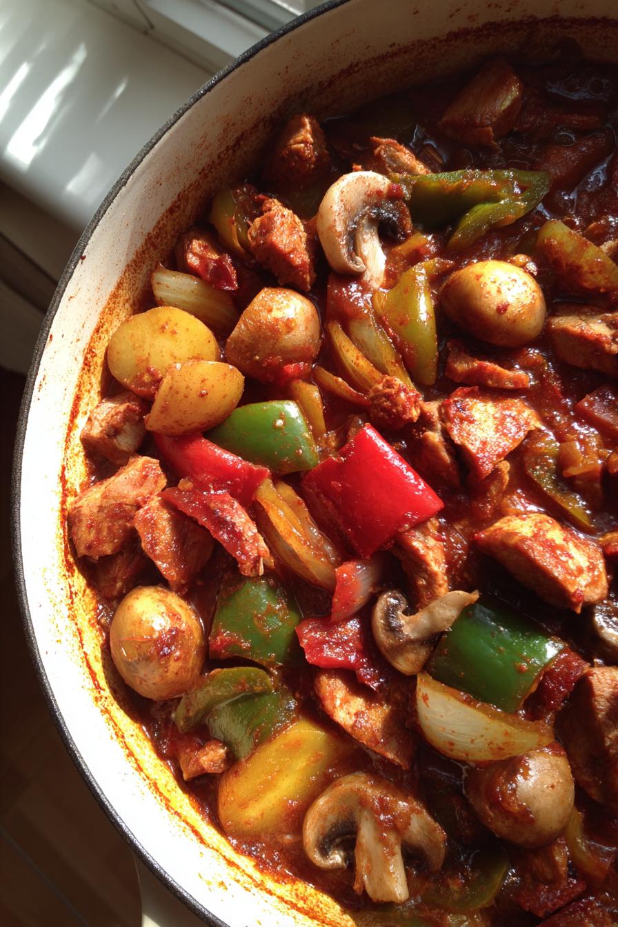 Schaschlik-Topf im Ofen - detail 3