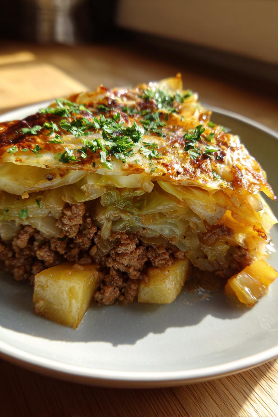 Schmorkohl mit Hackfleisch & Kartoffeln - detail 2