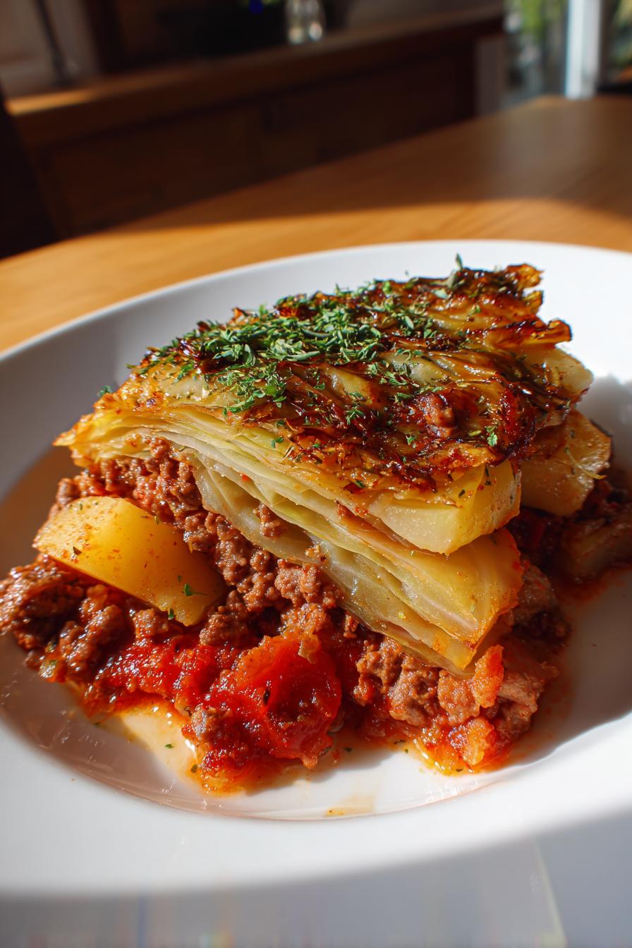 Schmorkohl mit Hackfleisch & Kartoffeln - detail 3