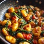 Schnelle Gnocchi-Pfanne mit Tomate & Spinat