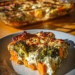 Süßkartoffel-Brokkoli-Auflauf mit Feta