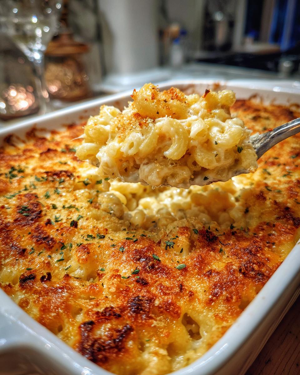 Überbackene Mac and Cheese - detail 2