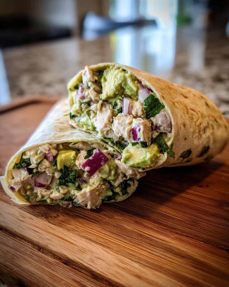 Avocado-Hähnchen-Salat-Wrap - detail 2