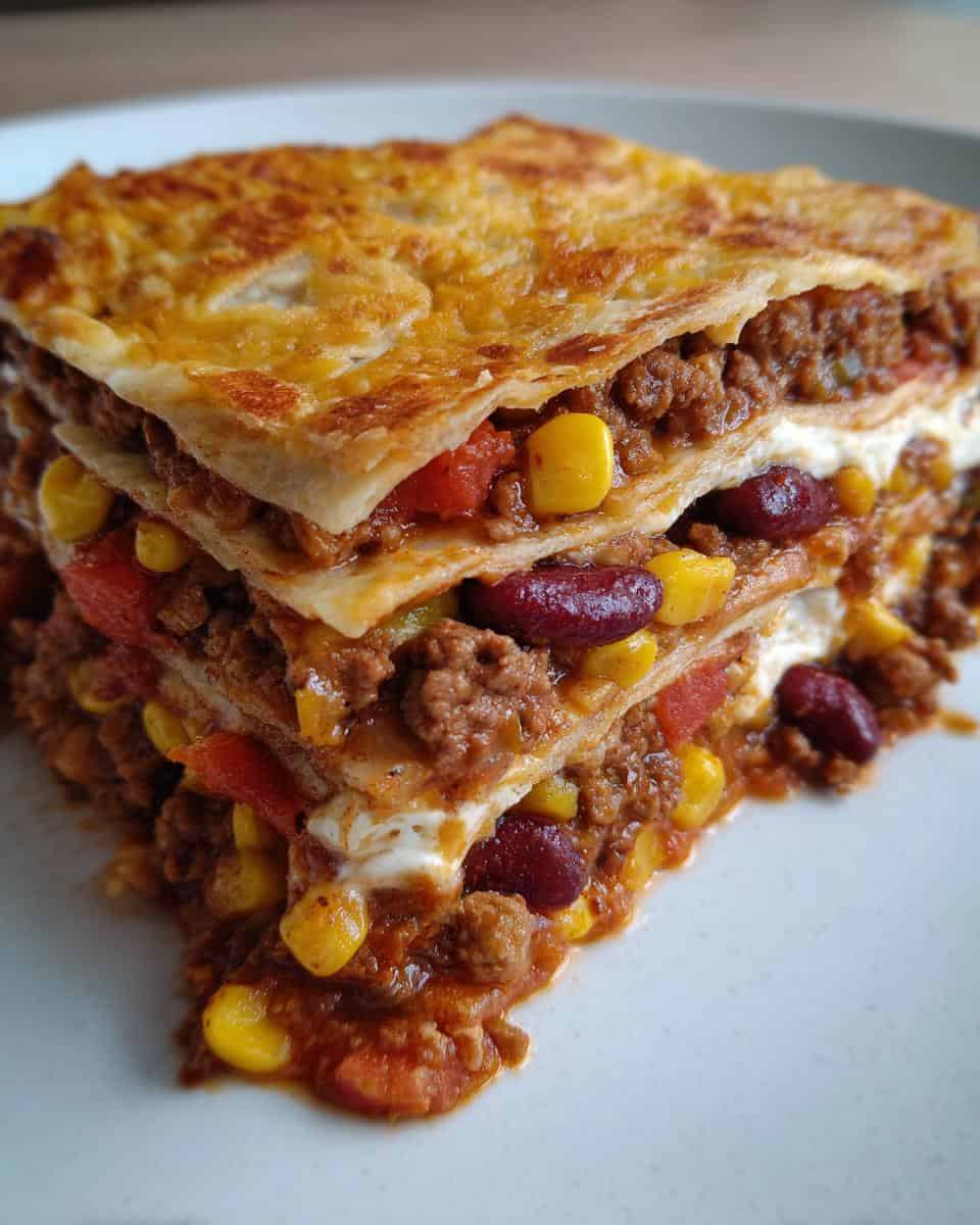 Burrito-Auflauf mit 7 Schichten - detail 1