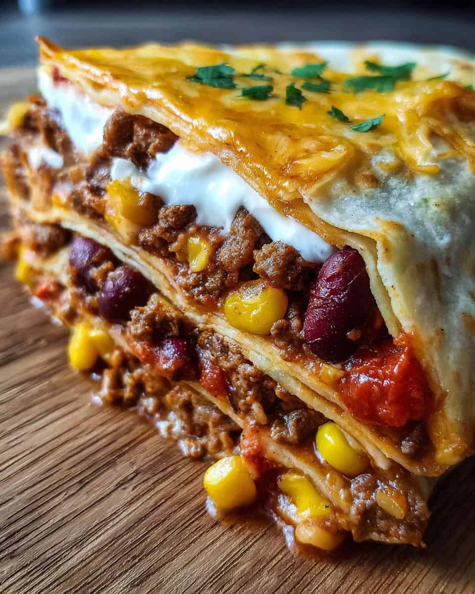 Burrito-Auflauf mit 7 Schichten - detail 2