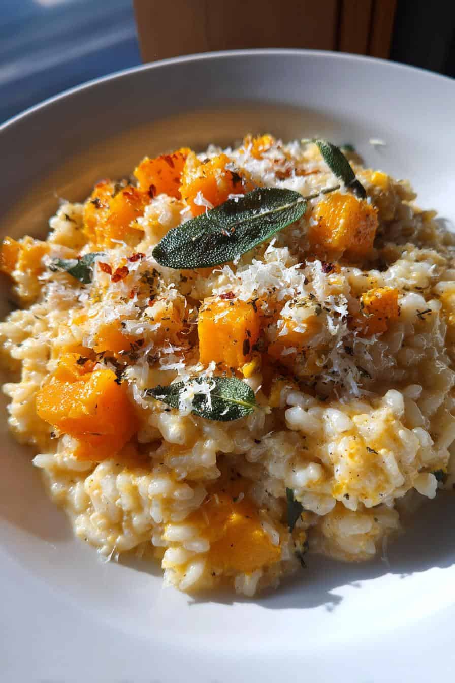 Butternut Kürbis Risotto Rezept: Genial Einfach!