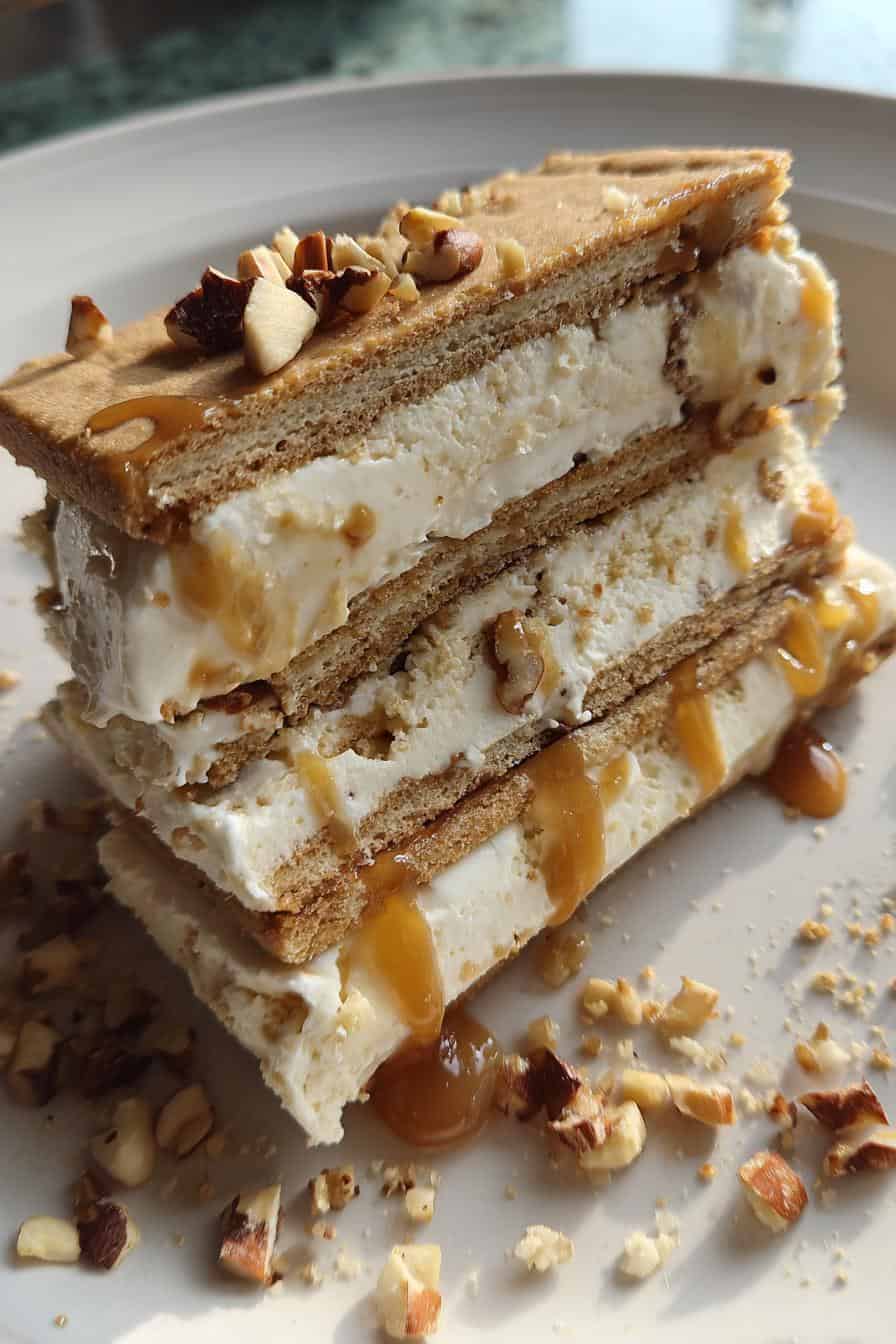 Entdecke das sündhaft leckere Eis Karamell Sandwich mit Chai