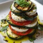 Gegrillte Zucchini Caprese