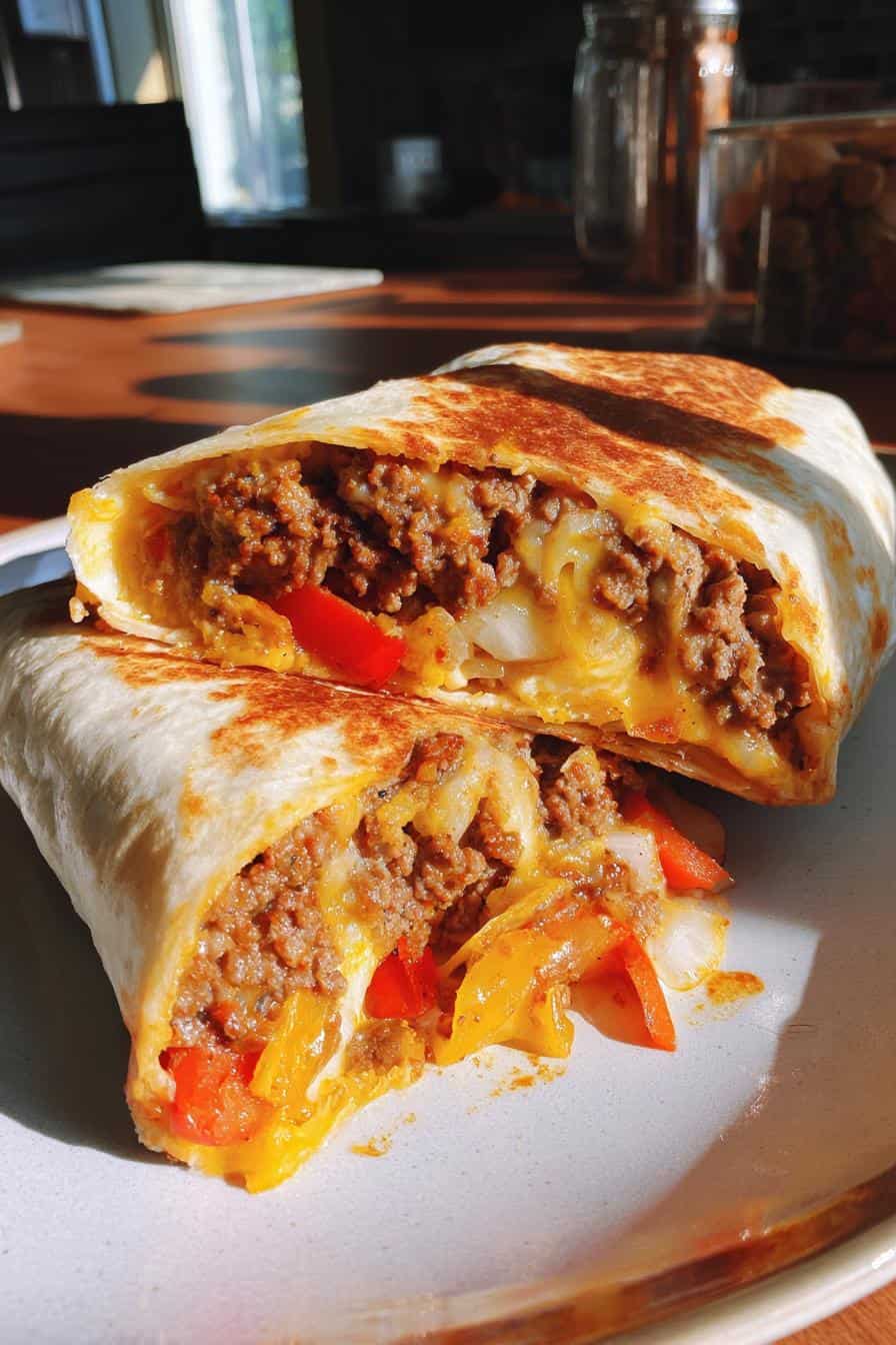 Unglaublich Lecker: Hackfleisch Käse Wrap Rezept in 20 Min