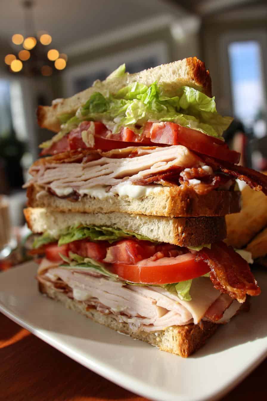 Klassisches Club Sandwich - detail 1
