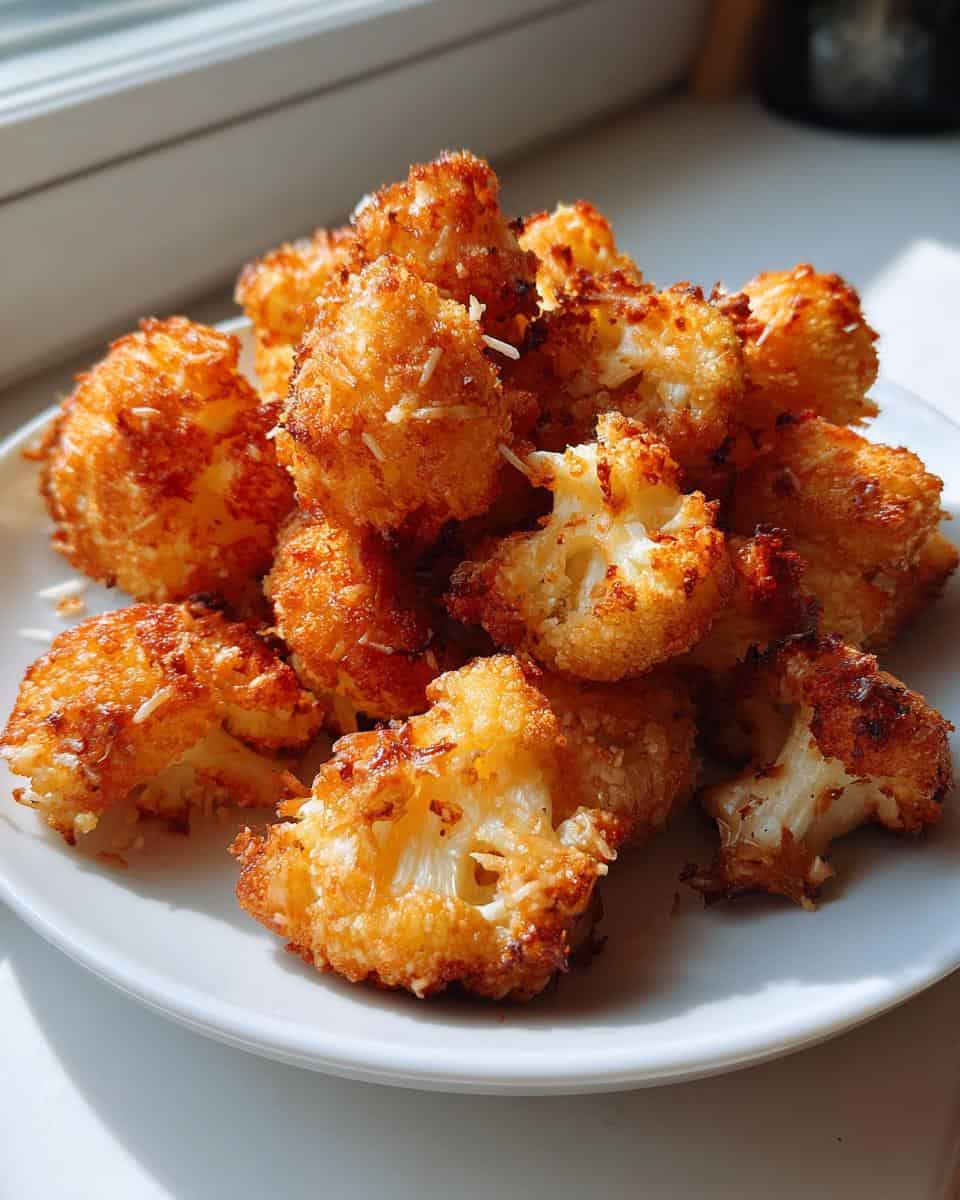 Köstliche Gebackene Parmesan-Cauliflower-Bisse: Geniale 10 Minuten