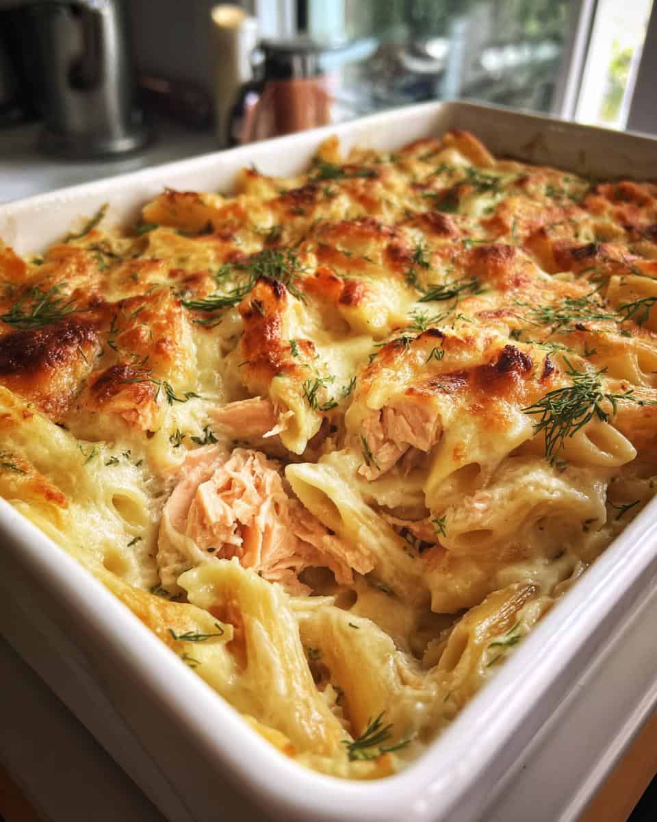Lachs Nudeln aus dem Ofen - detail 1