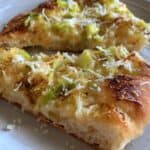 Langos knoblauch kaese lauch