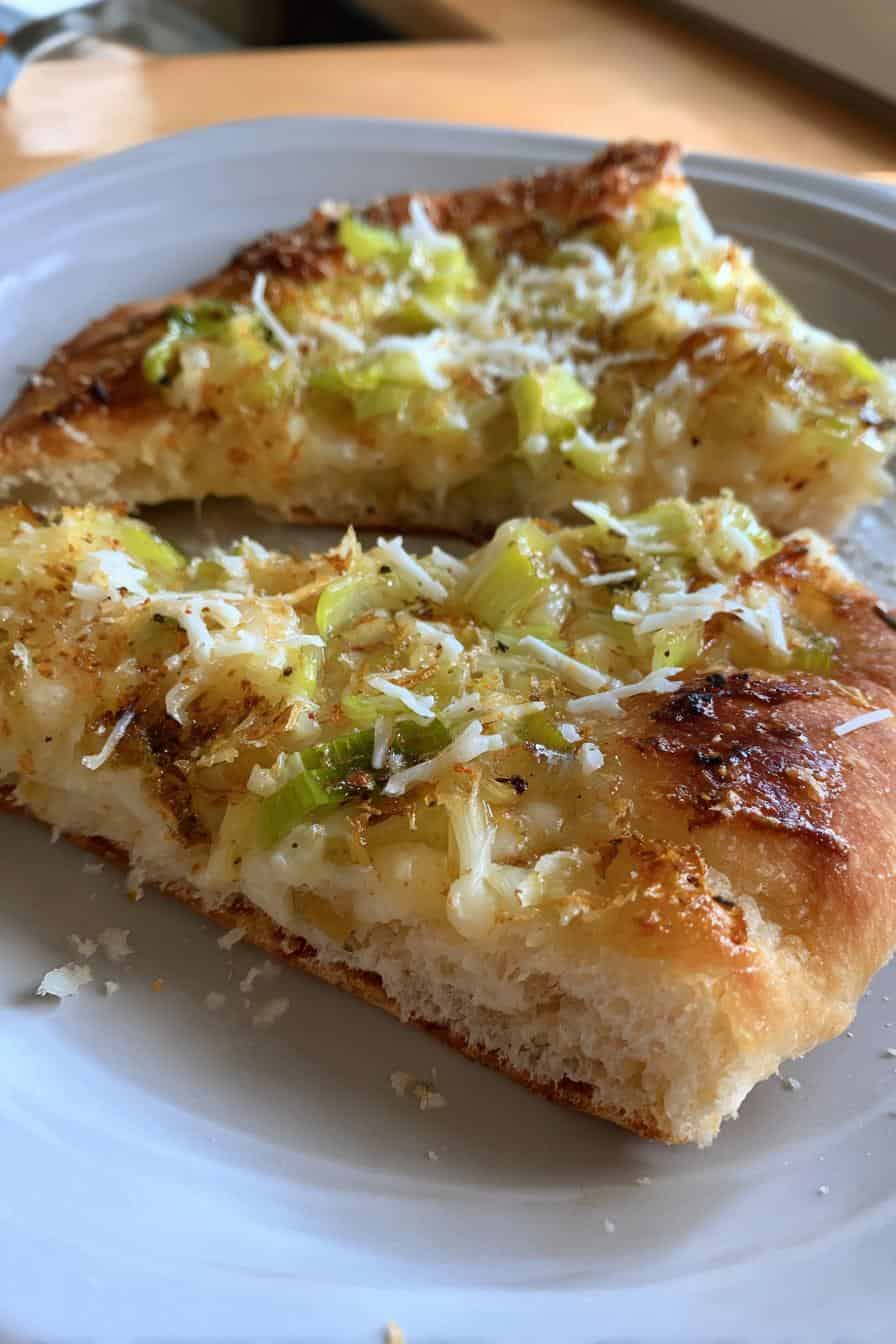 Verdammt lecker: Langos Knoblauch Käse Lauch in 1 Stunde