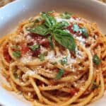 Linguine mit Tomaten-Parmesansoße