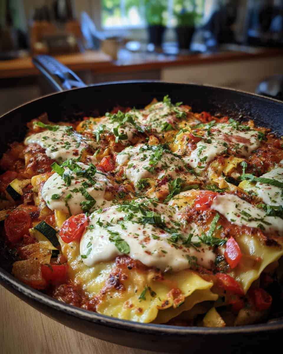 One-Pan-Maultaschen – Mit Zucchini, Tomaten & Frischkäse - detail 3